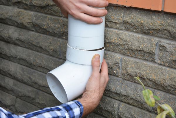 Drainage Downspout Repair in Rockwall