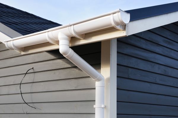 PVC Rain Gutter Installation in Rockwall