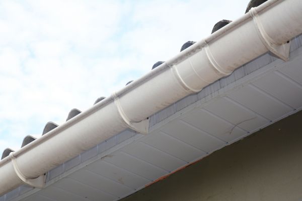 Plastic Gutter Installation in Rockwall
