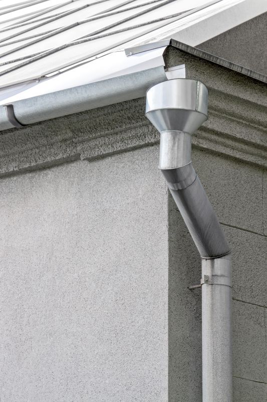 Metal Rain Gutter Installation